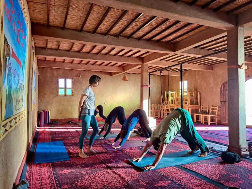 Desert camp Morocco accommodation interior