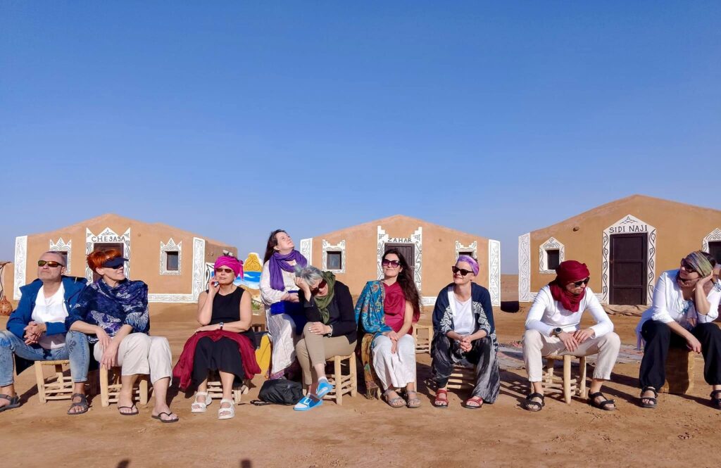 Entrance of Morocco desert camp