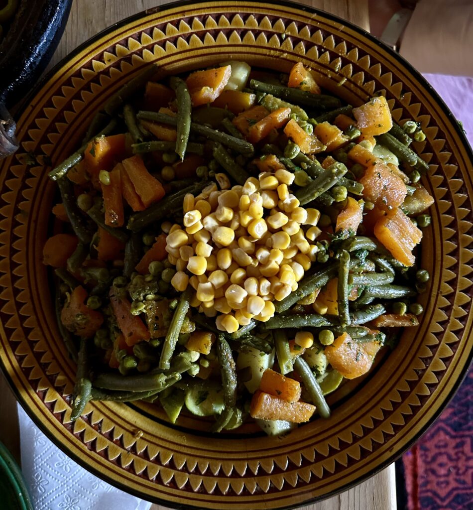 Traditional Moroccan tajine – slow-cooked dish full of authentic Moroccan flavors.