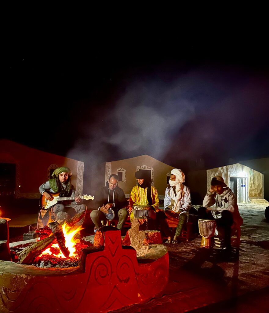 desert camp night life