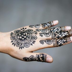 Henna tattoo by a local artist