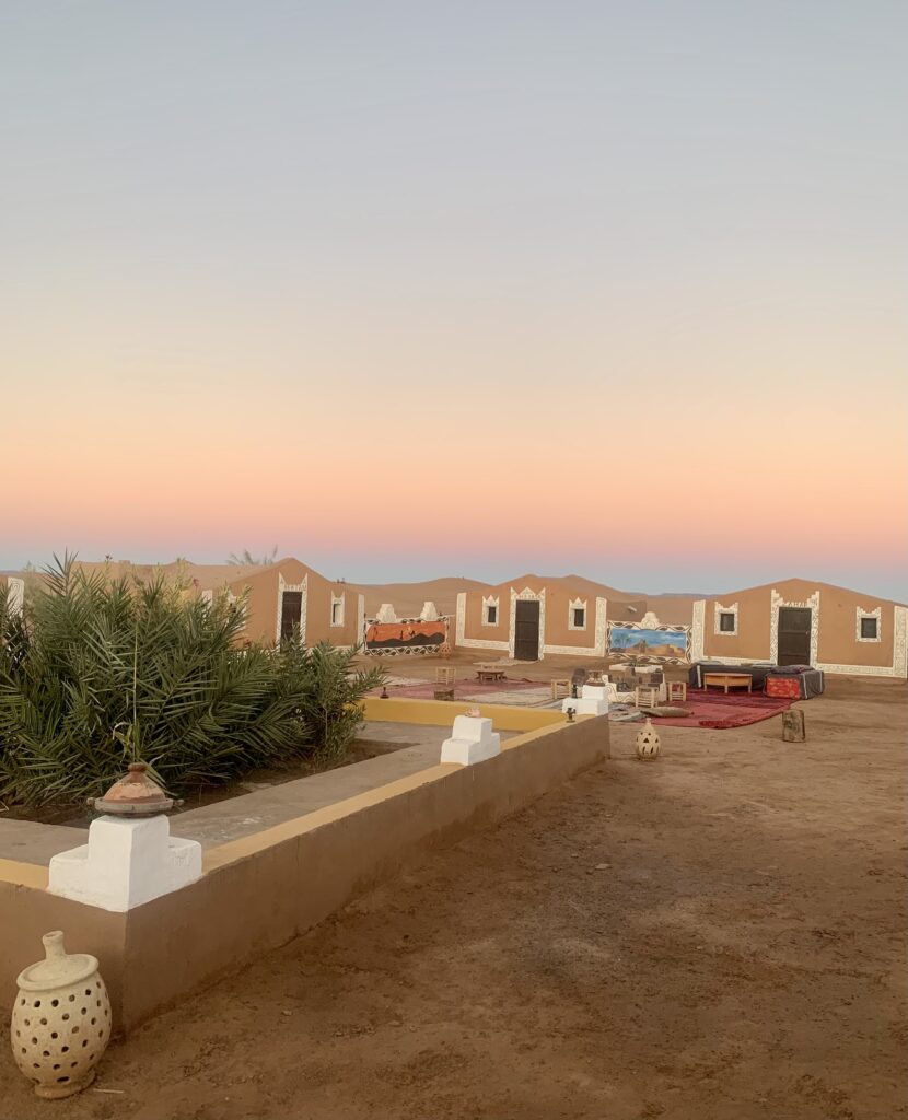 simple desert camp